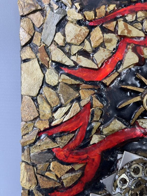 Mid Century Wall Sculpture by Elizabeth Lewis - Image 4