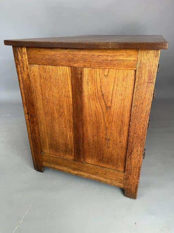 Arts & Crafts Twin Pedestal Oak Writing Desk c1910 Oak Desk Antique Desks 9