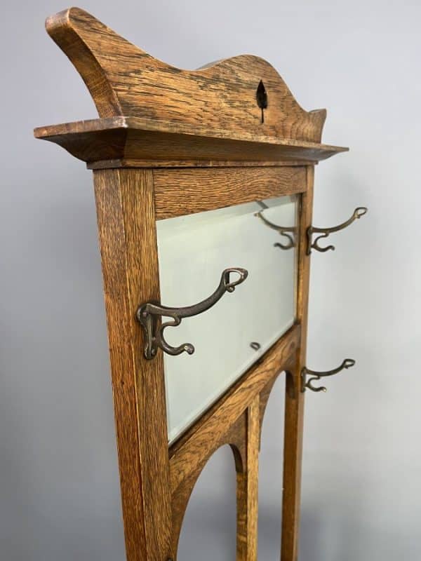 Arts & Crafts Hallstand c1900 Hall Furniture Antique Furniture 8