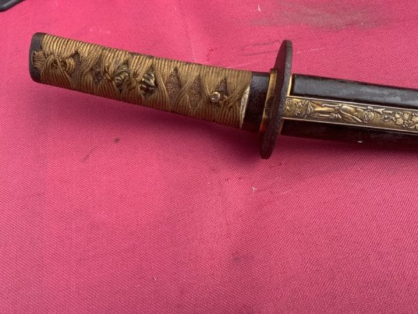 Samurai sword signed blade Antique Swords 4