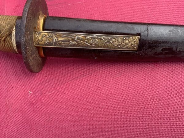 Samurai sword signed blade - Image 4