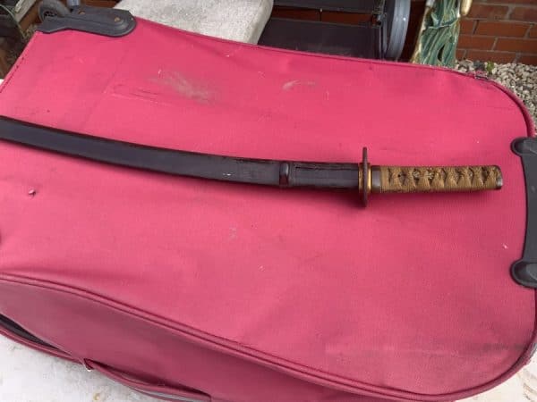 Samurai sword signed blade - Image 8
