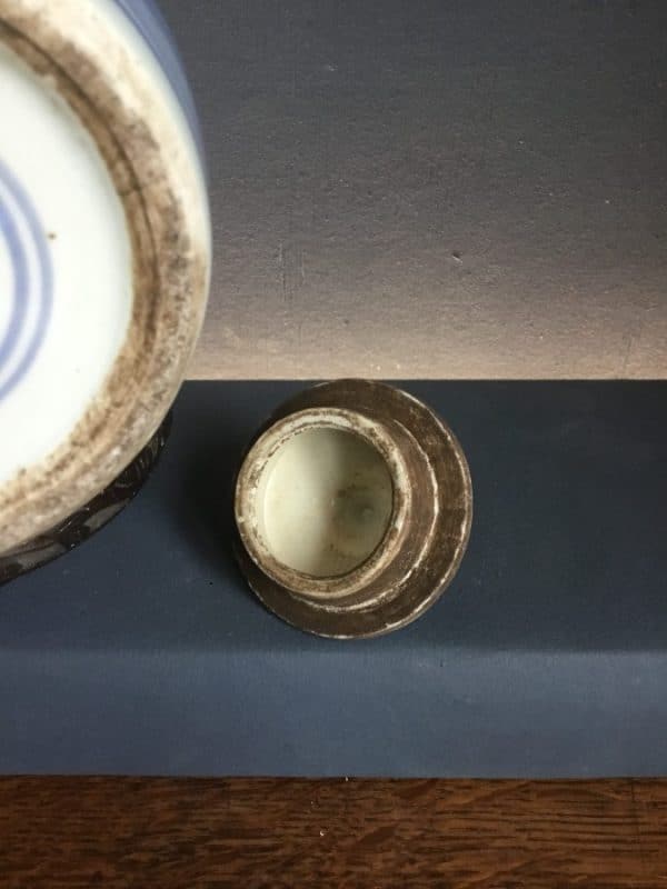 Chinese Kangxi blue and white lidded vase antique chinese vase Antique Ceramics 9