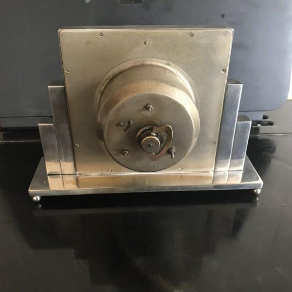 Chrome Art Deco HAC 8day Clock - Image 12