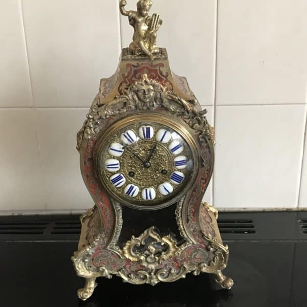 Boulle & Tortoise shell French 1860’s Clock Antique Clocks 3