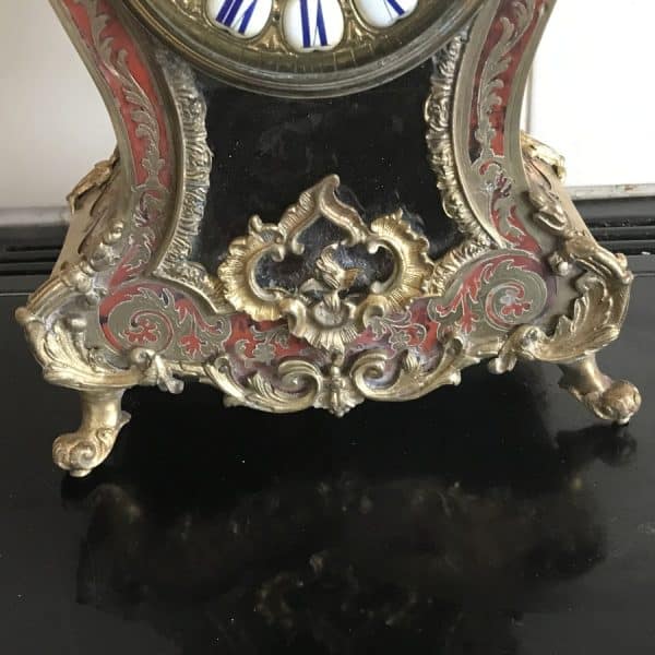 Boulle & Tortoise shell French 1860’s Clock Antique Clocks 4