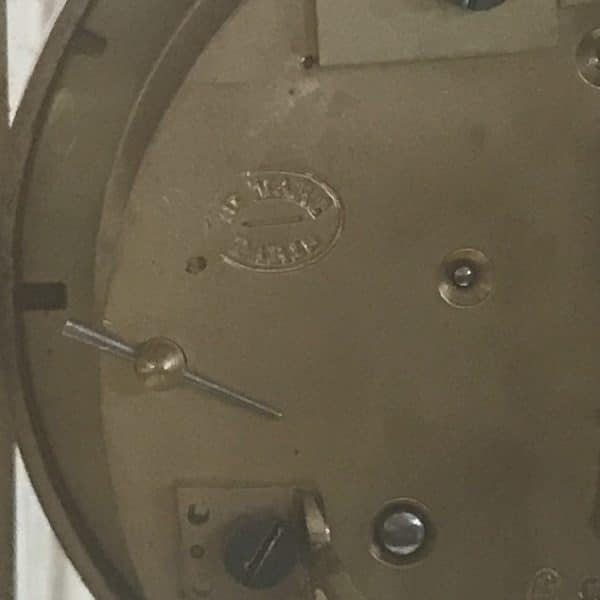 Harrods retailed French 4 sided glass clock Victorian - Image 7