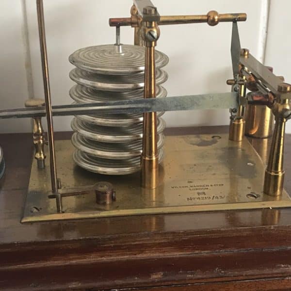 Barograph 8 bellows maker Wilson & Warden & Co Ltd - Image 7