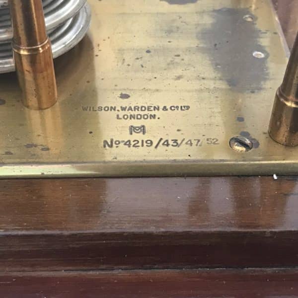 Barograph 8 bellows maker Wilson & Warden & Co Ltd - Image 8