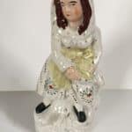 Staffordshire Pottery Flat Back Antique Ceramics