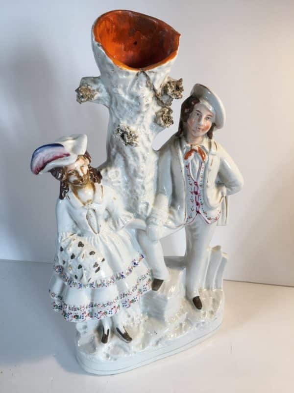 Staffordshire Pottery Spill Vase