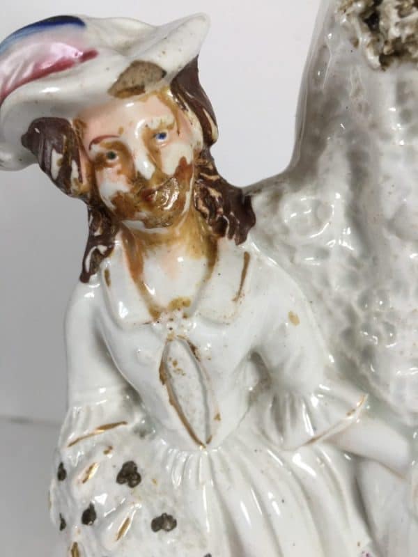 Staffordshire Pottery Spill Vase - Image 5