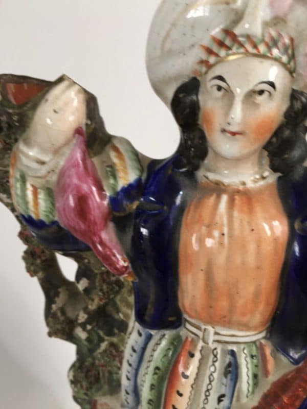 Staffordshire Pottery Spill Vase - Image 3