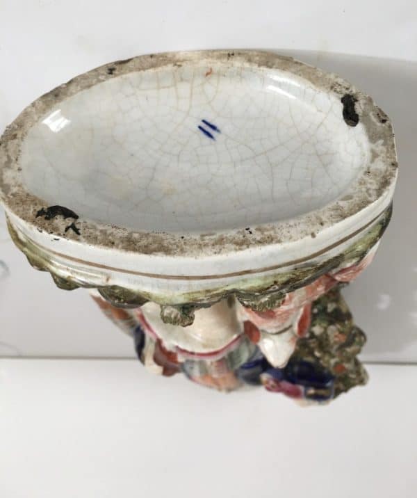 Staffordshire Pottery Spill Vase Antique Ceramics 10