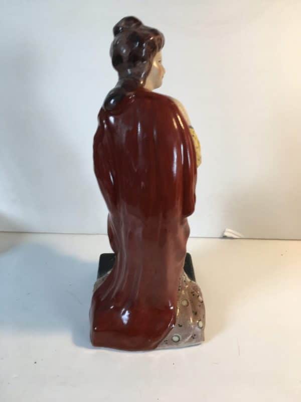Reproduction Staffordshire Pottery Figurine Vintage 6