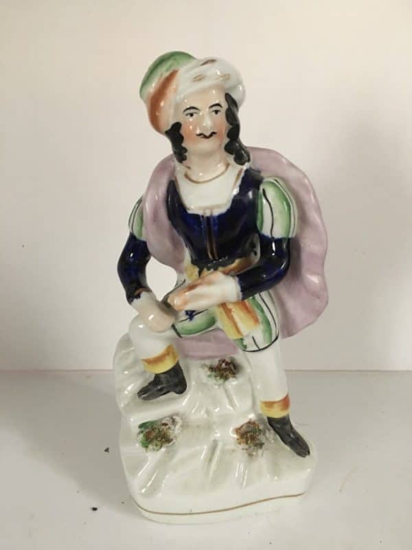Staffordshire Pottery Flat Back
