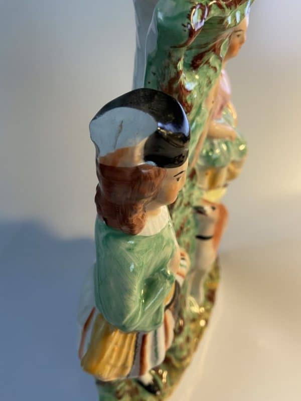 Staffordshire Pottery Spill Vase - Image 5