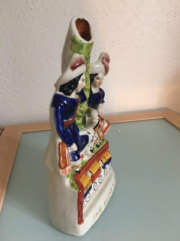 Reproduction Staffordshire Pottery Figurine - Image 3