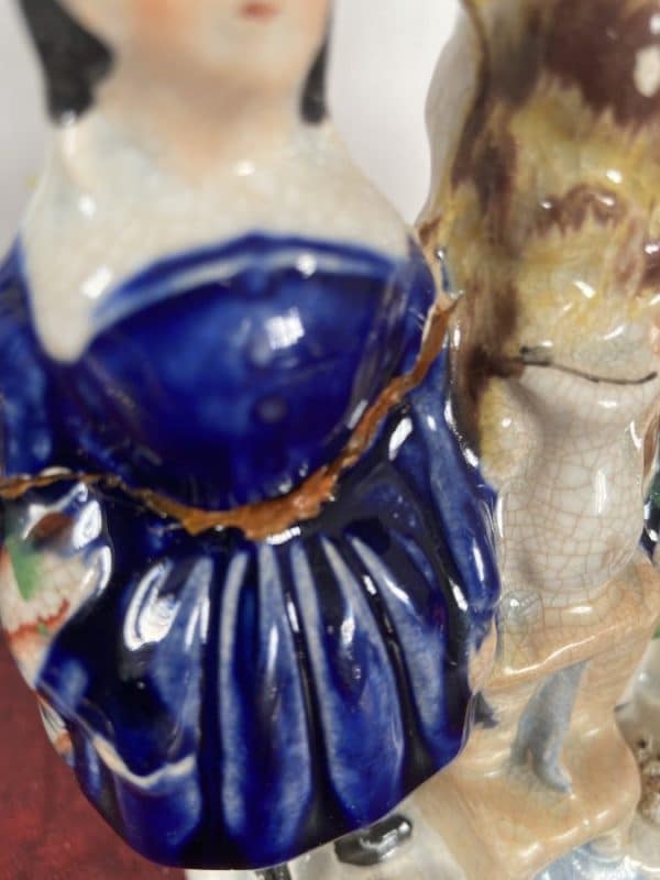 Staffordshire Pottery Spill Vase - Image 3