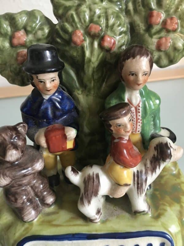 Reproduction Staffordshire Pottery Figurine Vintage 8