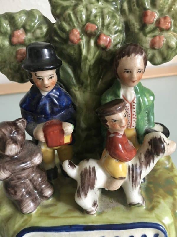 Reproduction Staffordshire Pottery Figurine - Image 6