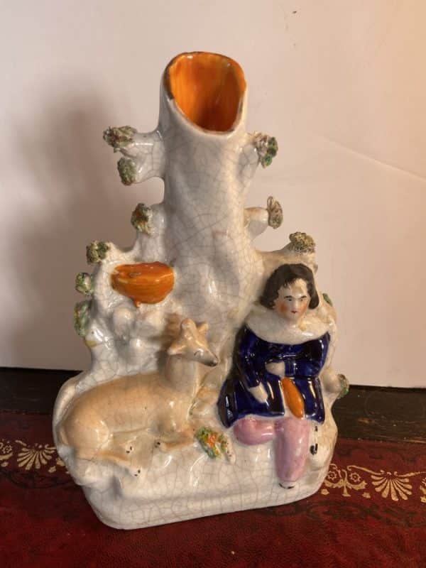 Staffordshire Pottery Spill Vase