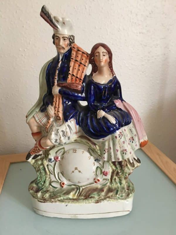 Staffordshire Pottery Flat Back