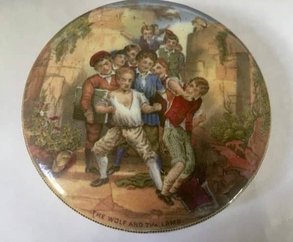 Staffordshire Pottery pot lids.