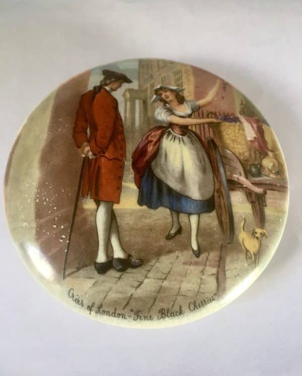 Staffordshire Pottery pot lids.