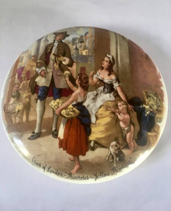 Staffordshire Pottery pot lids.