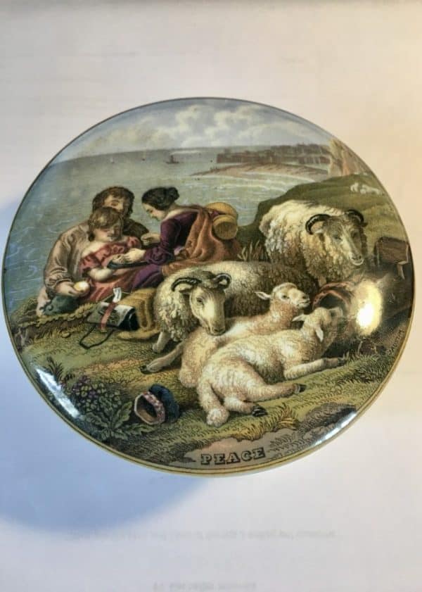 Staffordshire Pottery pot lids.