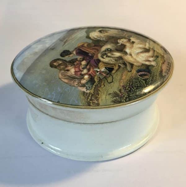 Staffordshire Pottery pot lids. - Image 4