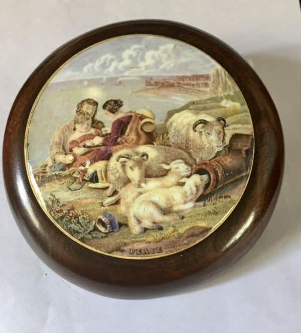 Staffordshire Pottery pot lids. Antique Ceramics 3