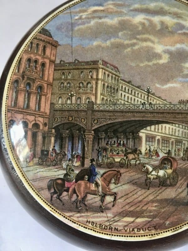 Staffordshire Pottery pot lids. - Image 5