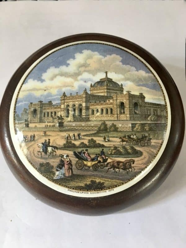 Staffordshire Pottery pot lids.