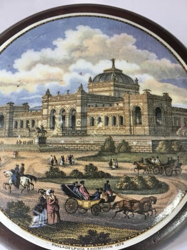 Staffordshire Pottery pot lids. - Image 2