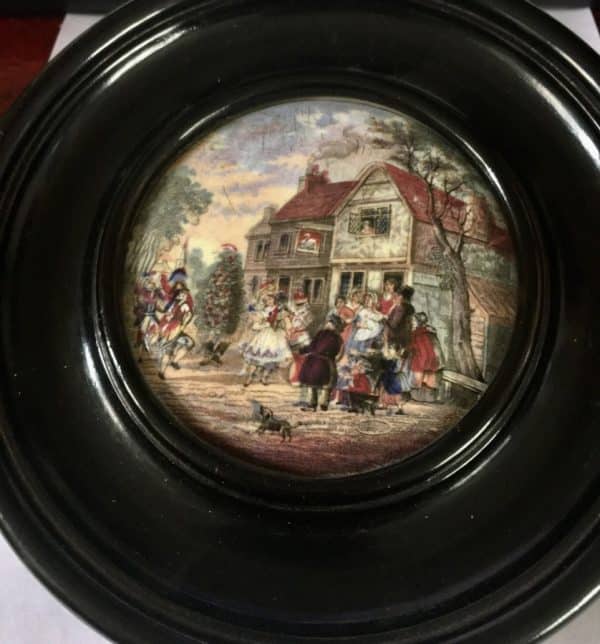 Staffordshire Pottery pot lids. - Image 3