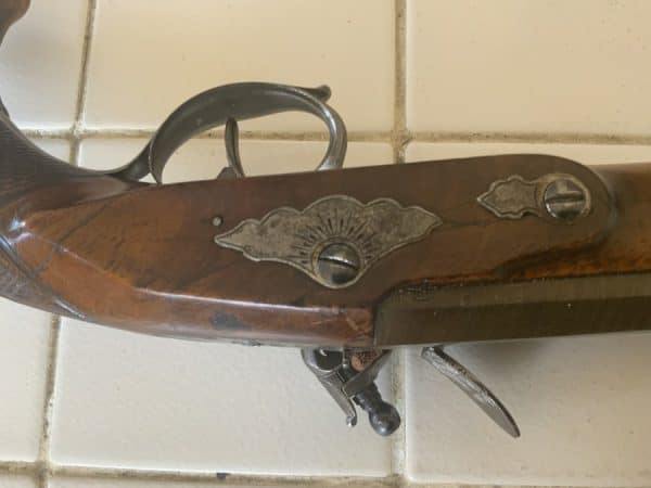 Flintlock Duelling pistol Antique Guns 11