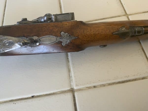 Flintlock Duelling pistol Antique Guns 14