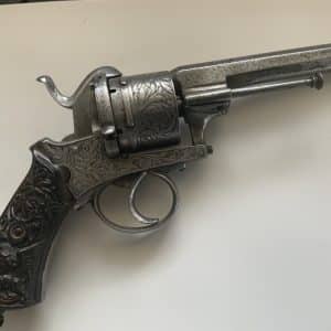 Pin fire officers Revolver Antique Guns