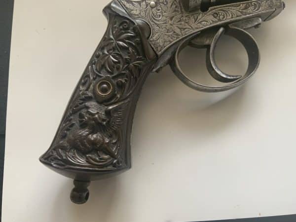 Pin fire officers Revolver Antique Guns 4
