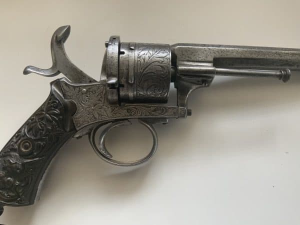 Pin fire officers Revolver Antique Guns 12