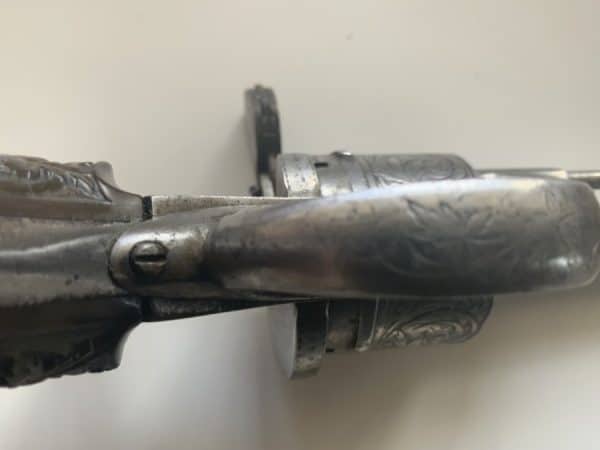 Pin fire officers Revolver Antique Guns 13