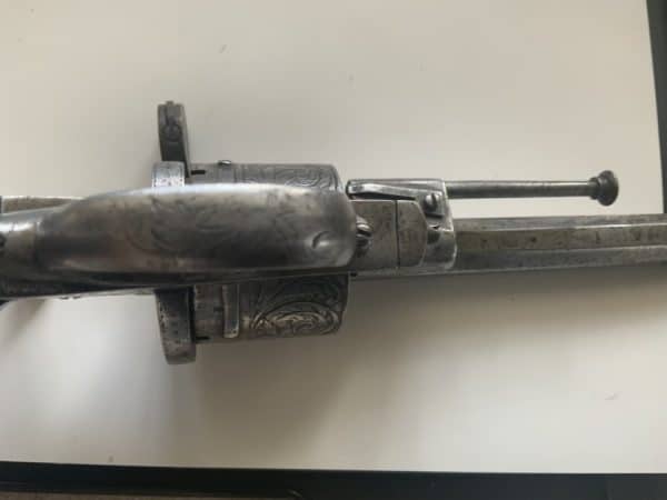Pin fire officers Revolver Antique Guns 14