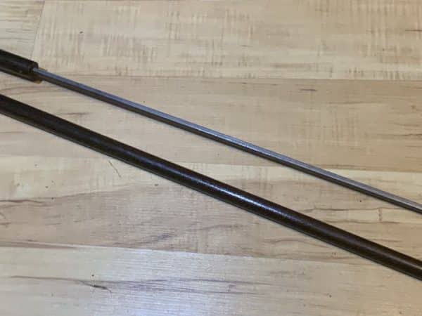 Gentleman’s silver topped rosewood walking stick sword stick - Image 12