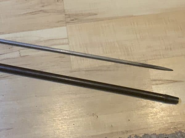 Gentleman’s silver topped rosewood walking stick sword stick - Image 14