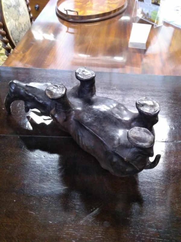 Vintage Leather Rhinoceros - Image 5