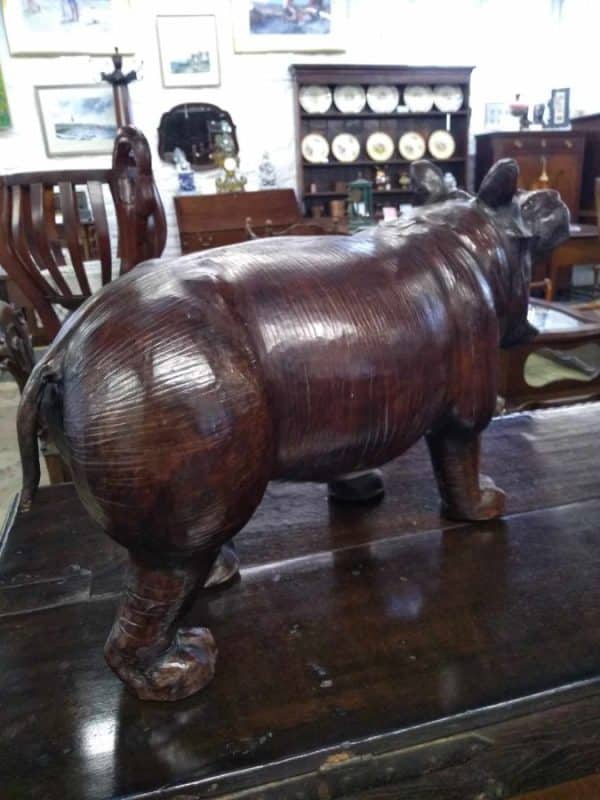 Liberty Style Leather Hippopotamus - Image 6