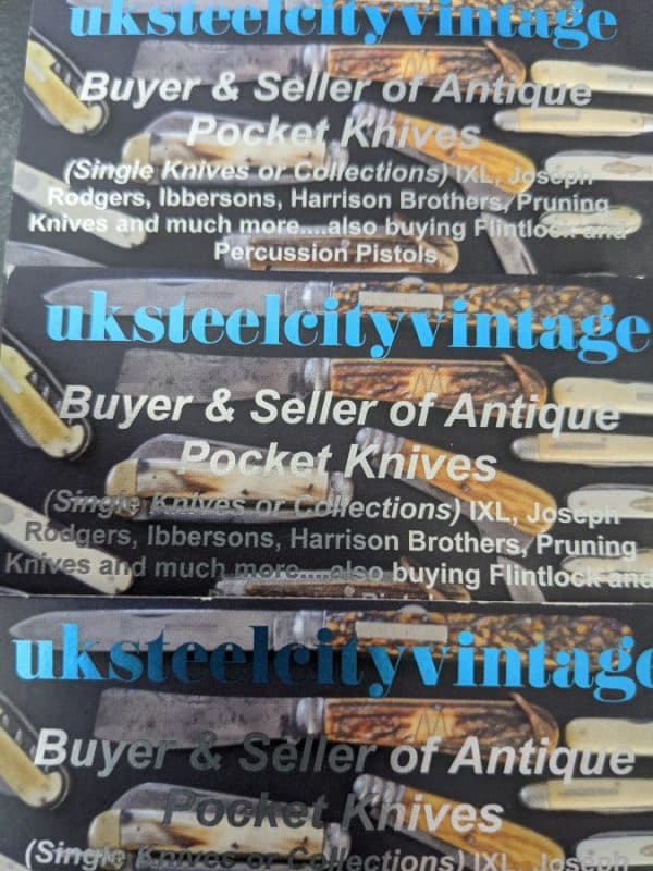 Pocketknife Wanted Sheffield pocket knifes