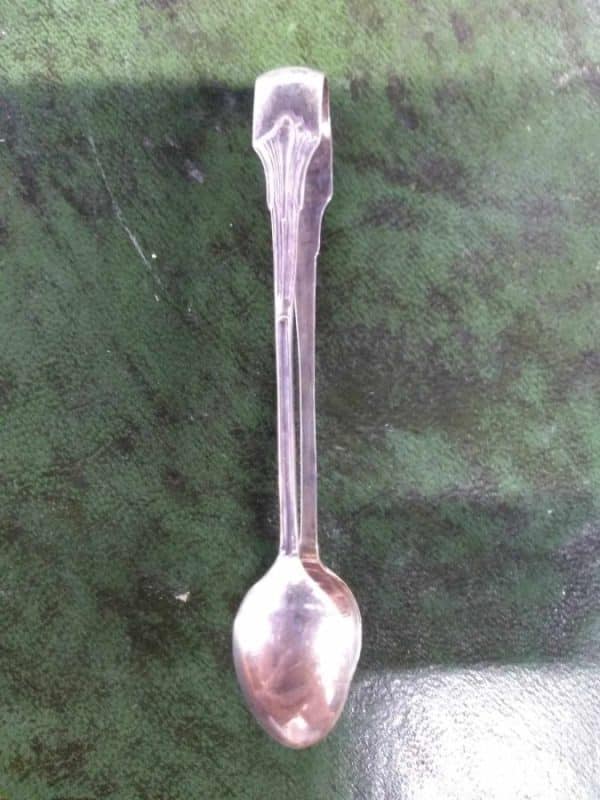 Set of Silver Tea Spoons with Tongs Boxed Silver Tea Spoons Miscellaneous 7